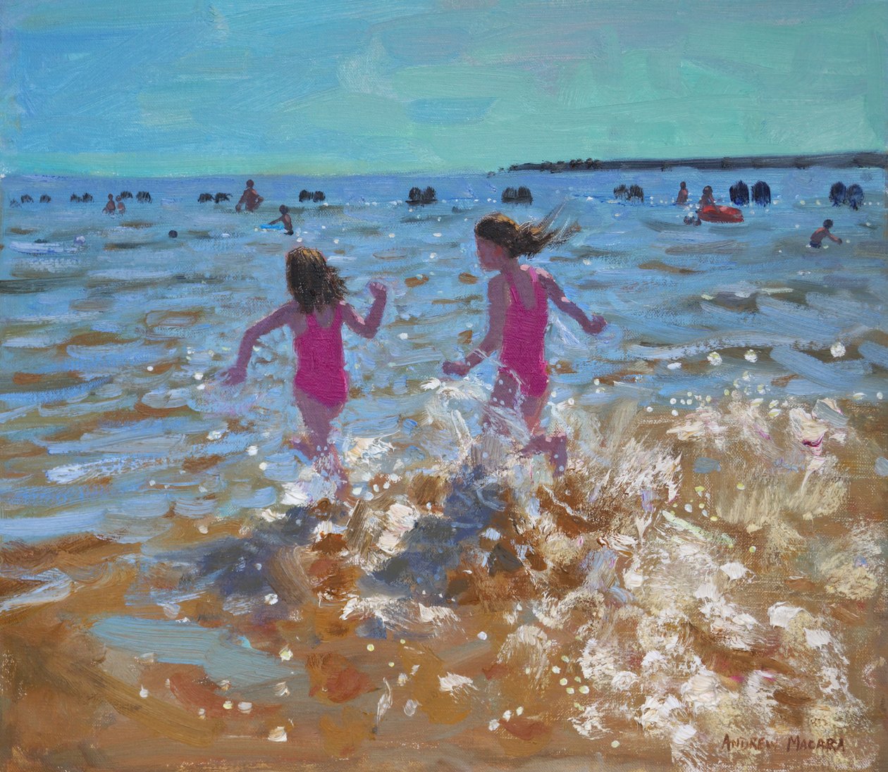 Éclaboussures dans la mer, Clacton, 2014 - Andrew Macara