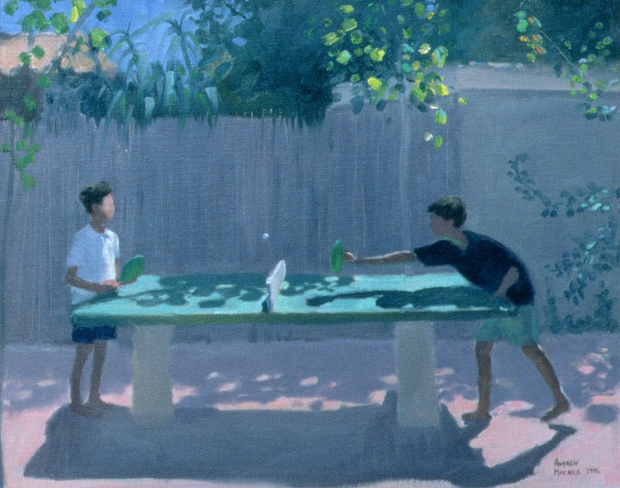 Tennis de table, France, 1996 - Andrew Macara