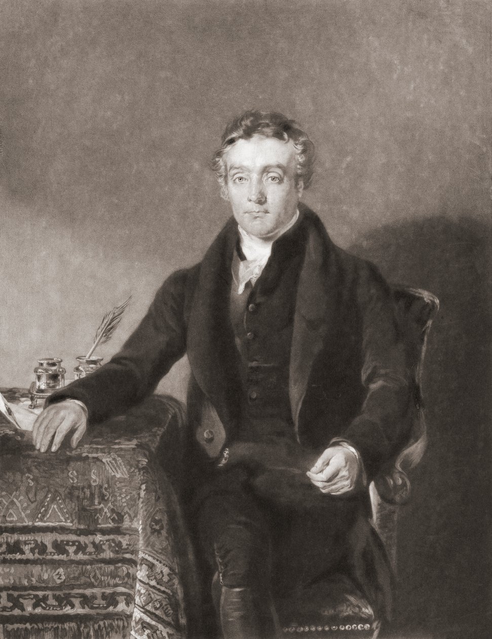 Thomas Chalmers. Portrait. (impression) - Andrew (after) Geddes