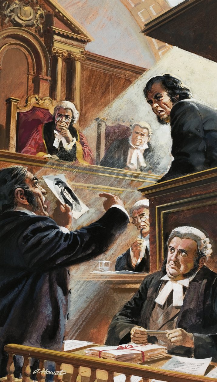 Scène au tribunal - Andrew Howat