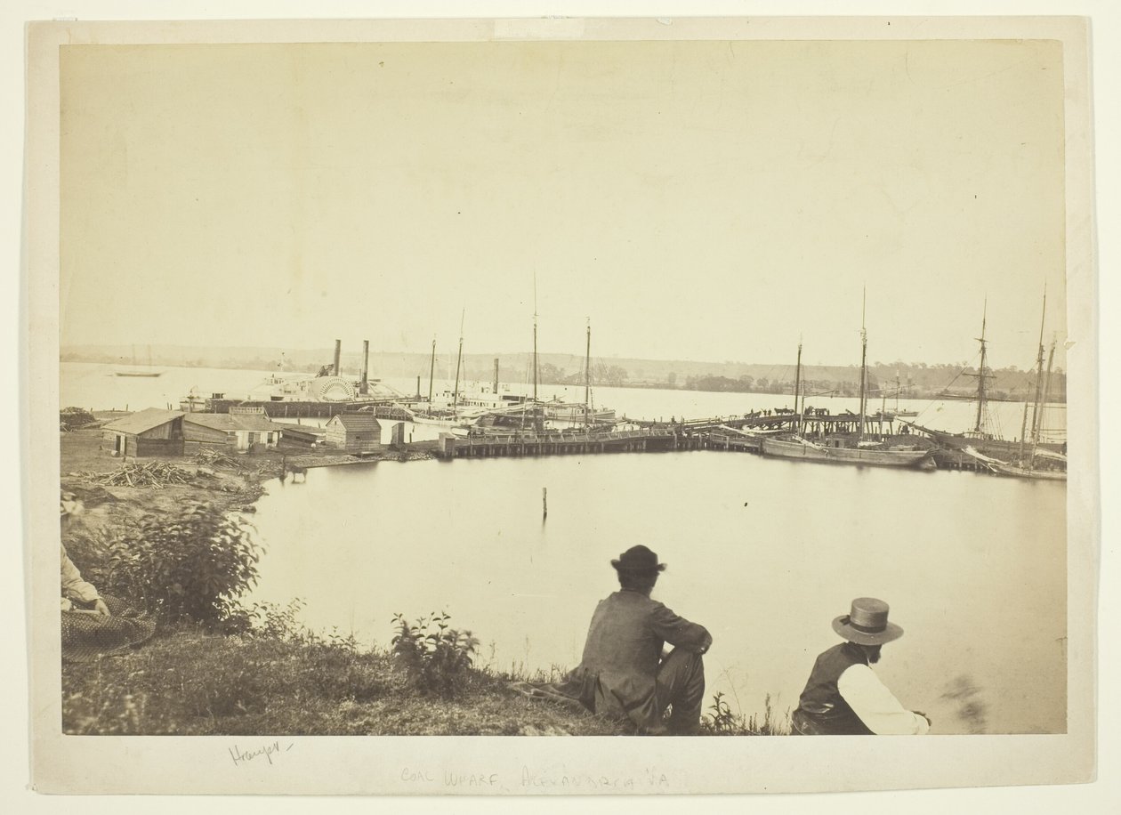 Quai de charbon, Alexandrie, Virginie - Andrew Joseph Russell