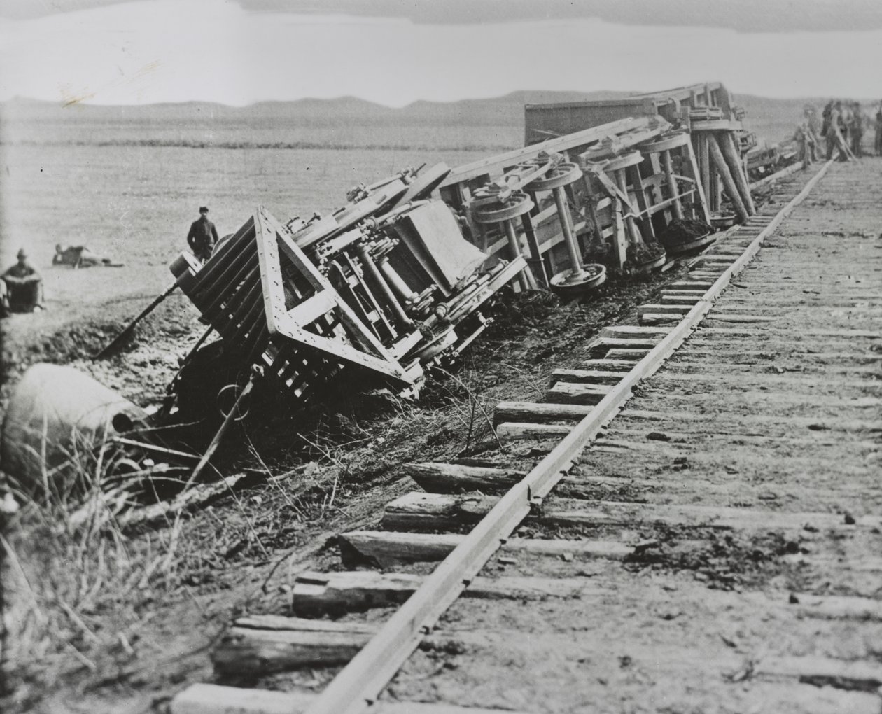 Train déraillé, Manassas, Virginie - Andrew Joseph Russell
