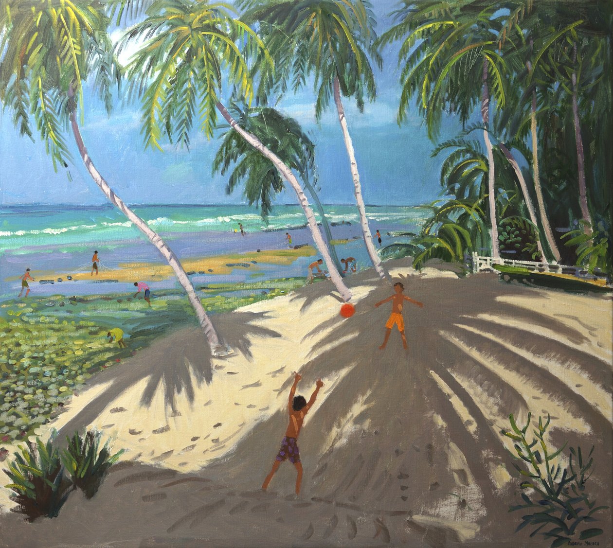 Palmiers, Plage de Clovelly, Barbade, 2013 - Andrew Macara