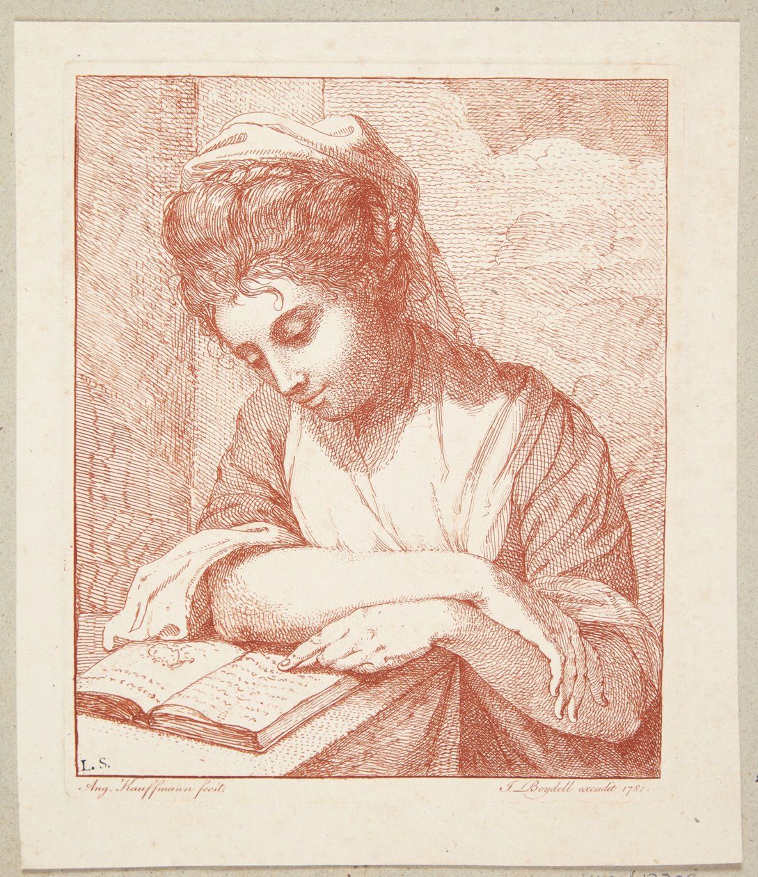La fille lisant - Angelica Kauffmann