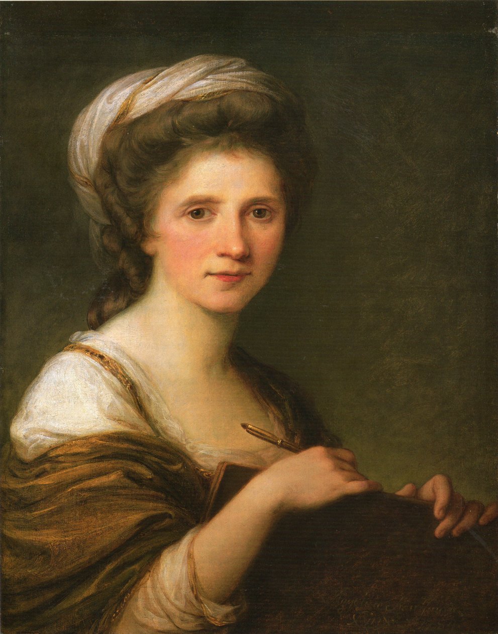 French : Autoportrait Self-Portrait - Angelica Kauffmann
