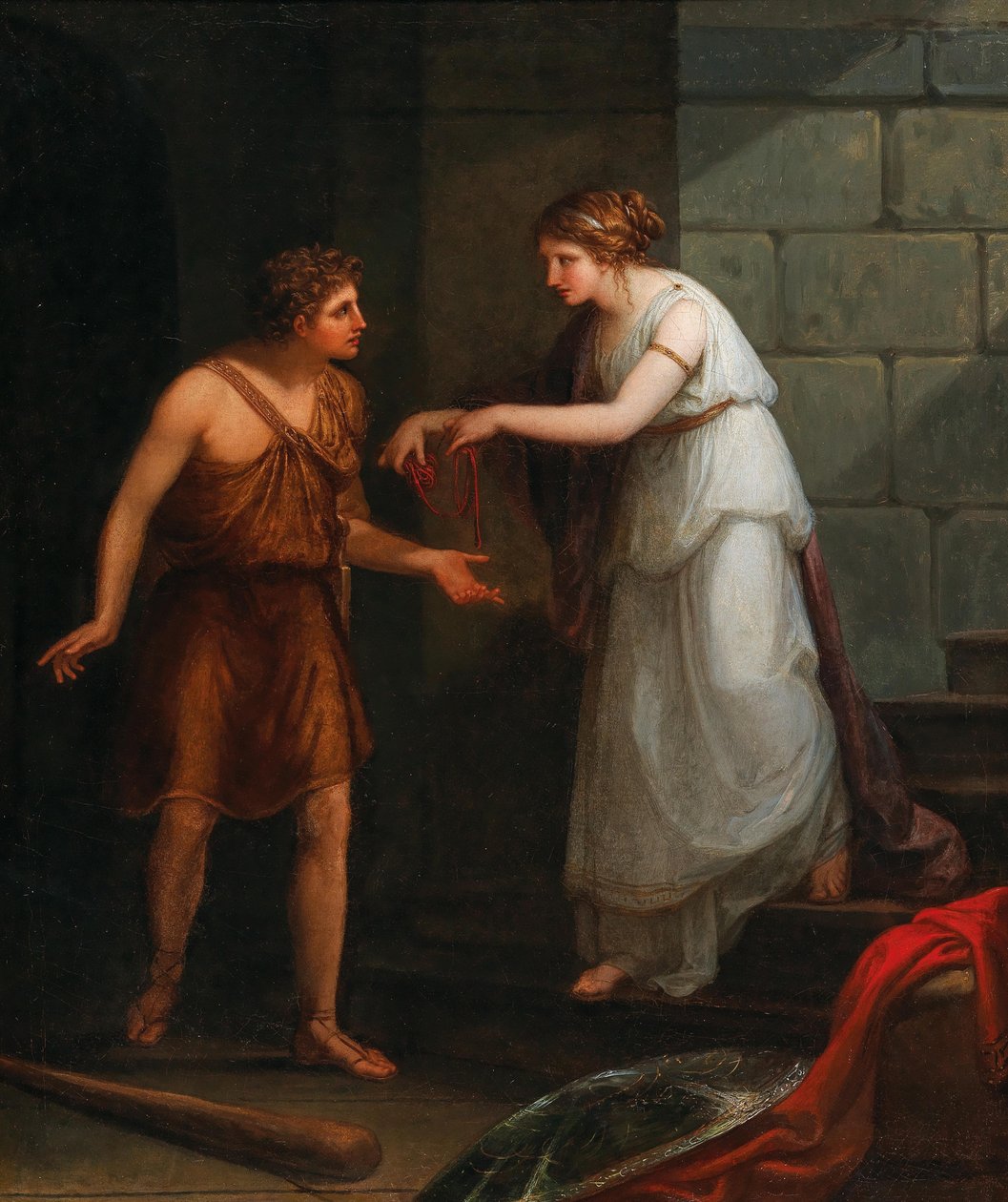 Thésée et Ariane - Angelica Kauffmann