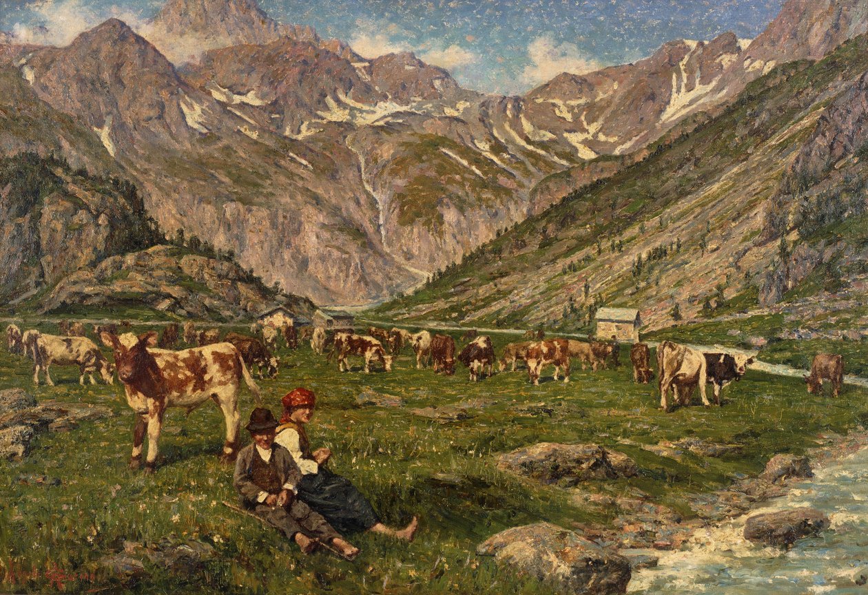Soins aux Vaches - Angelo Garino