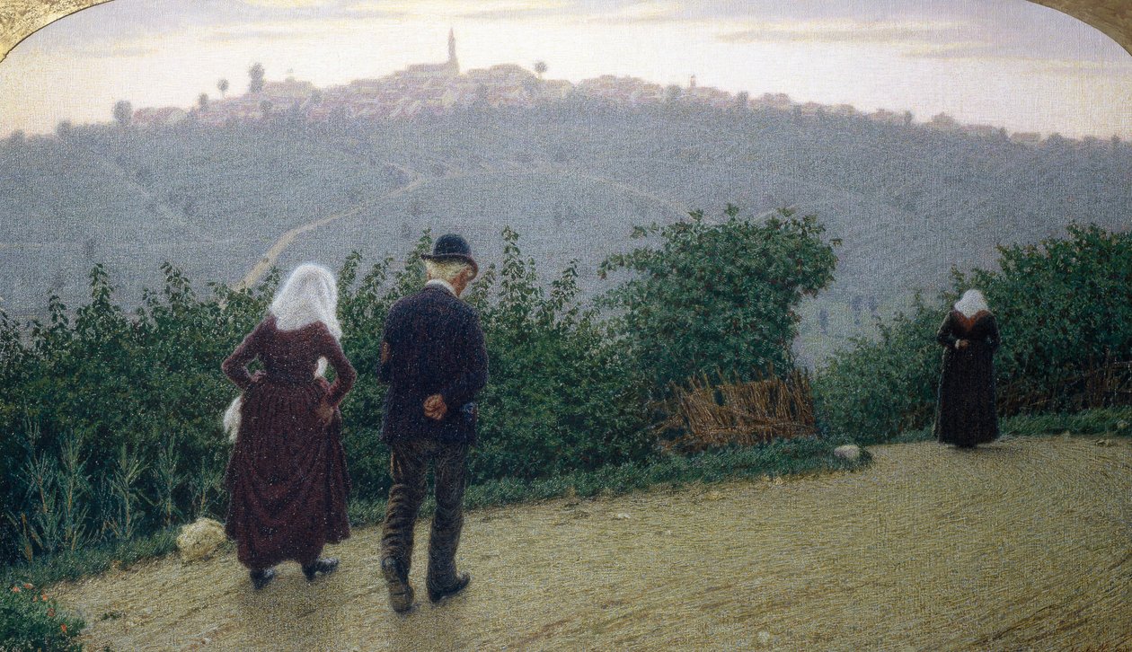 Aube du dimanche - Angelo Morbelli