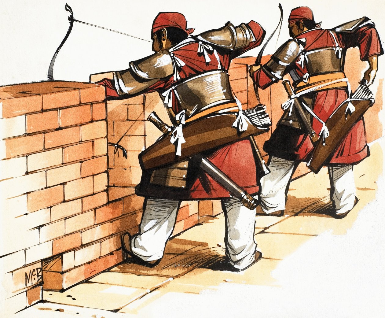 Archers au mur - Angus McBride