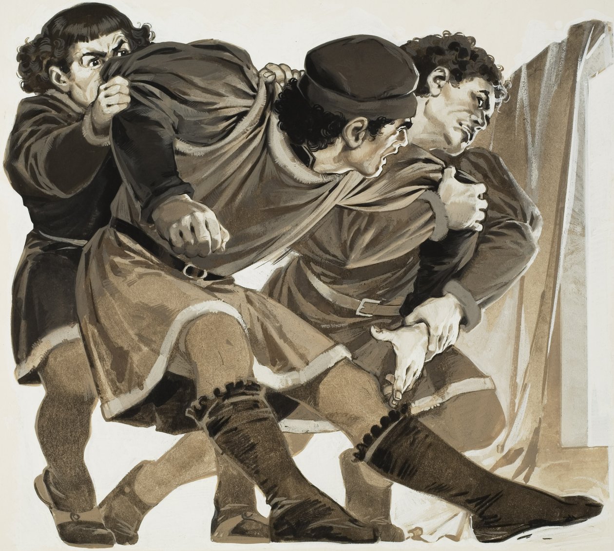 Baldaccio (1400-41) (gouache sur papier) - Angus McBride