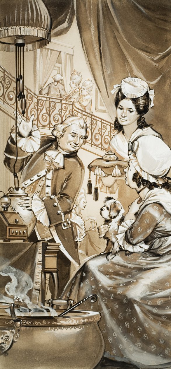 Comte Cagliostro (gouache sur papier) - Angus McBride