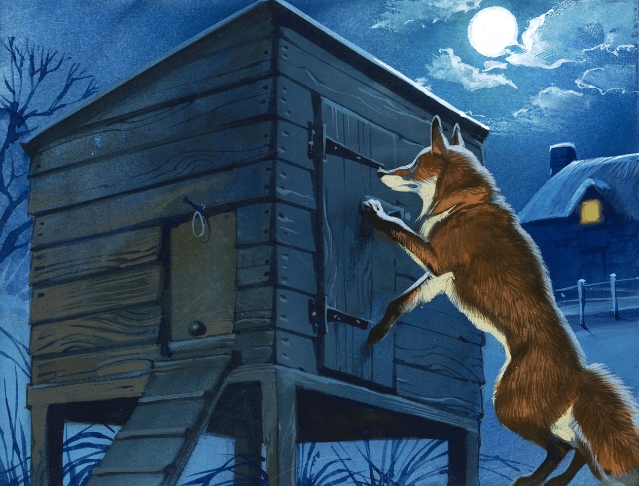 Renard au poulailler - Angus McBride