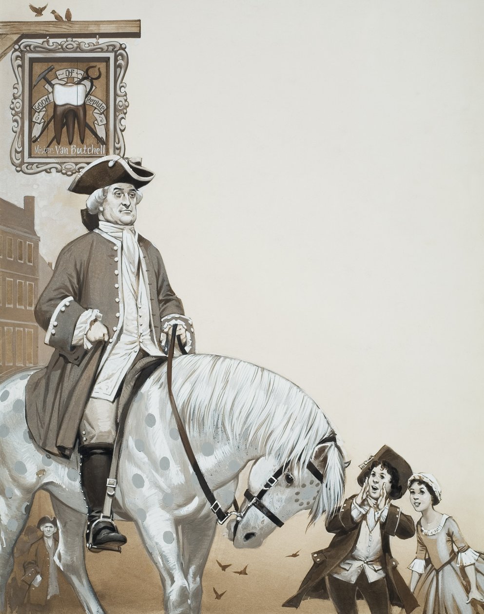 Le charlatan" (gouache sur papier) - Angus McBride