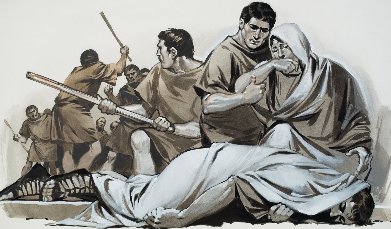 Tiberius Gracchus (gouache sur papier) - Angus McBride