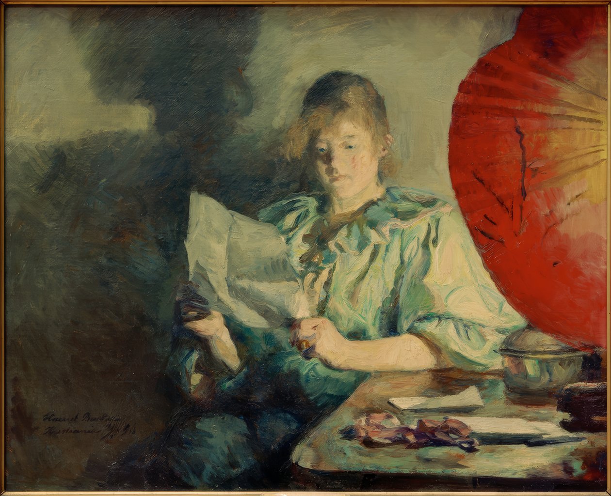 Soir, intérieur - Anna Ancher