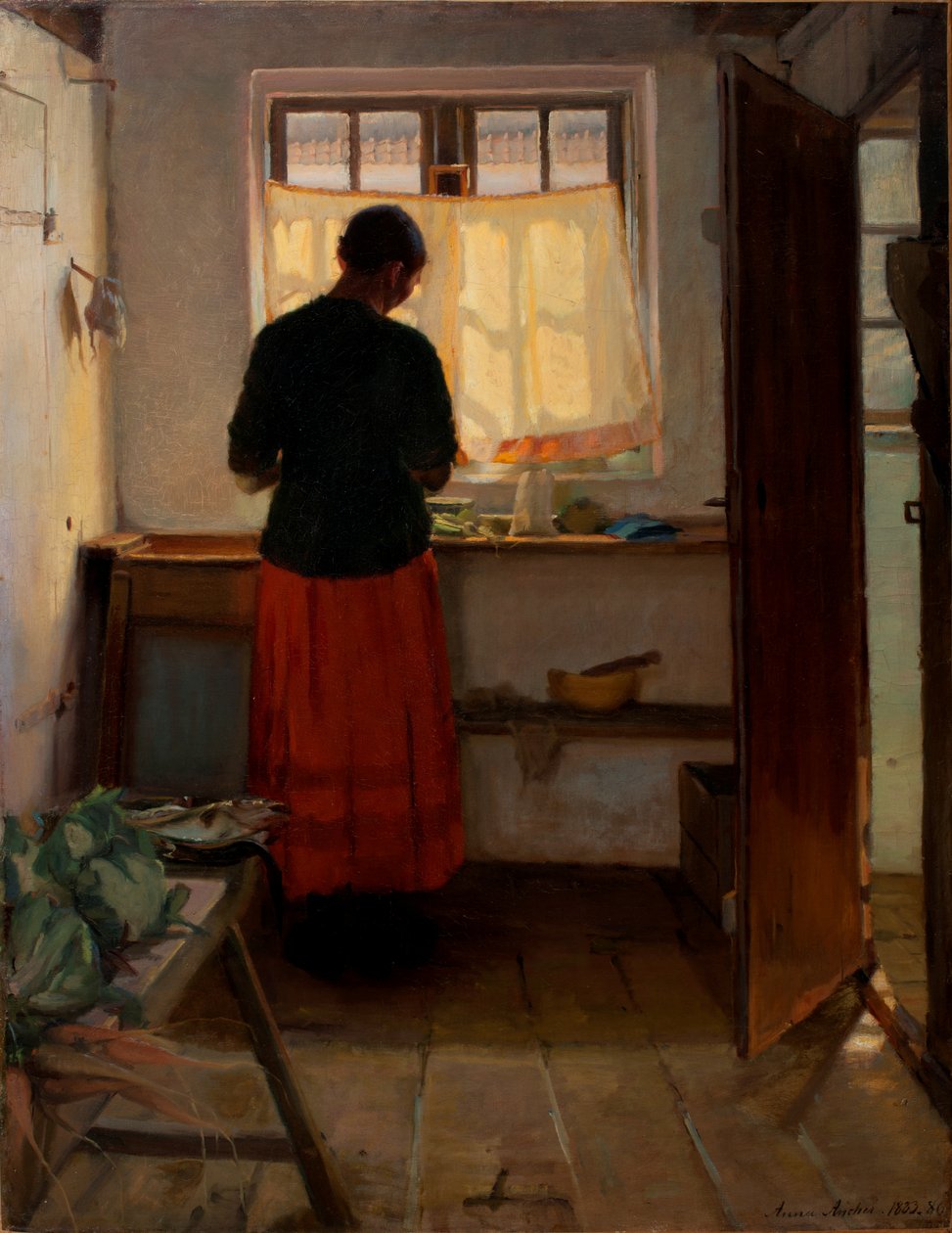La servante dans la cuisine - Anna Ancher