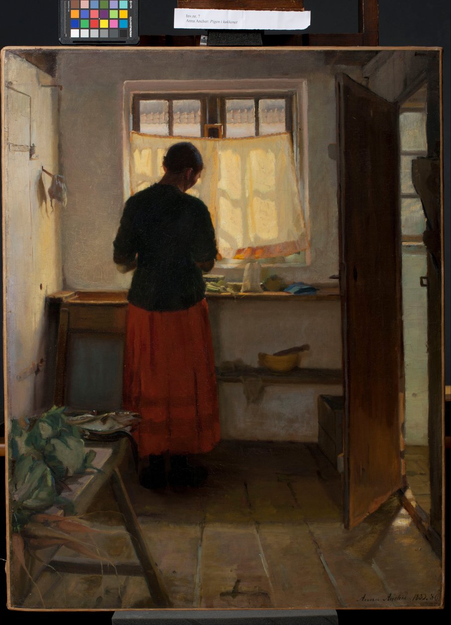 La servante dans la cuisine - Anna Ancher
