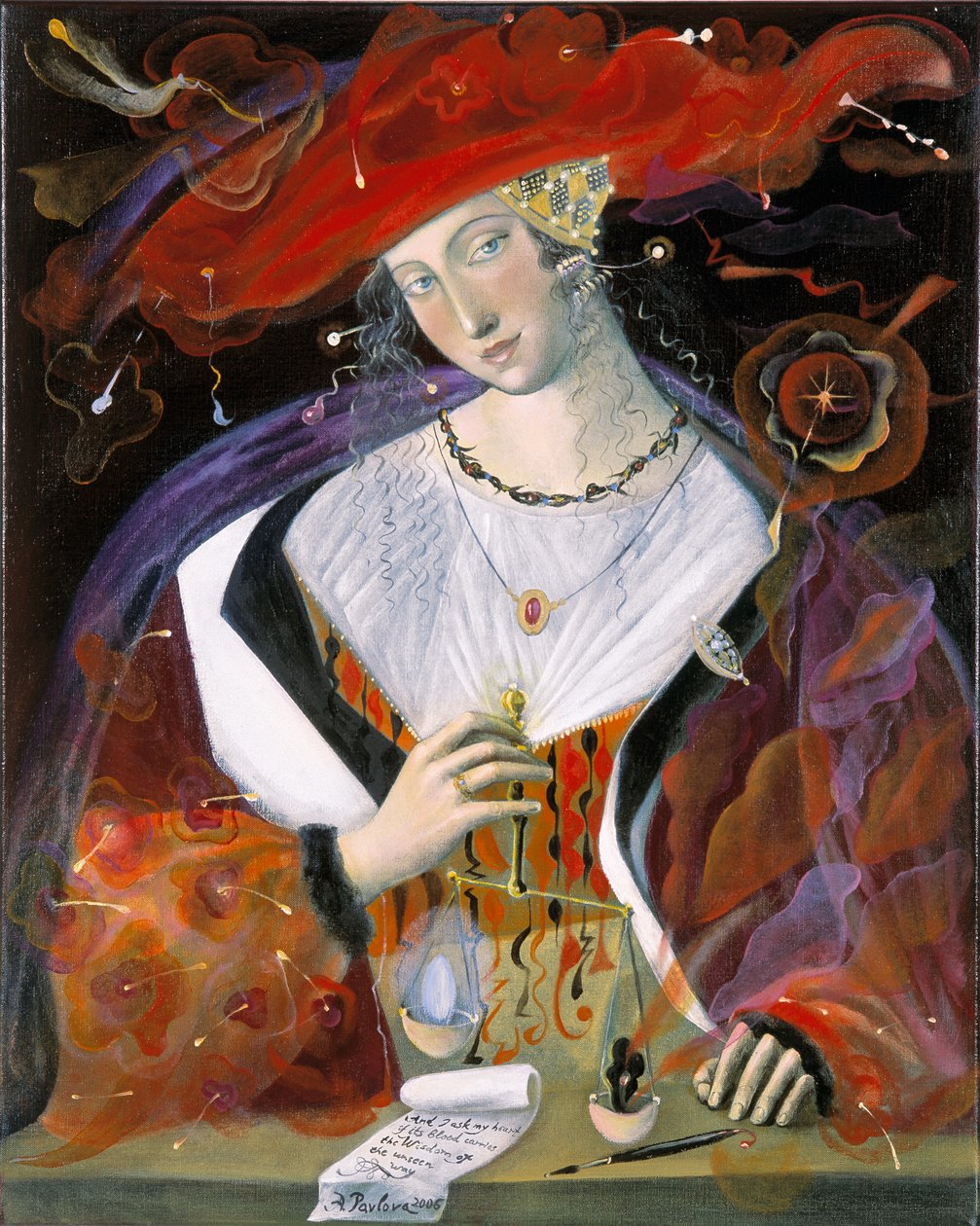 Libra, 2006 (huile sur toile de lin) - Annael Anelia Pavlova