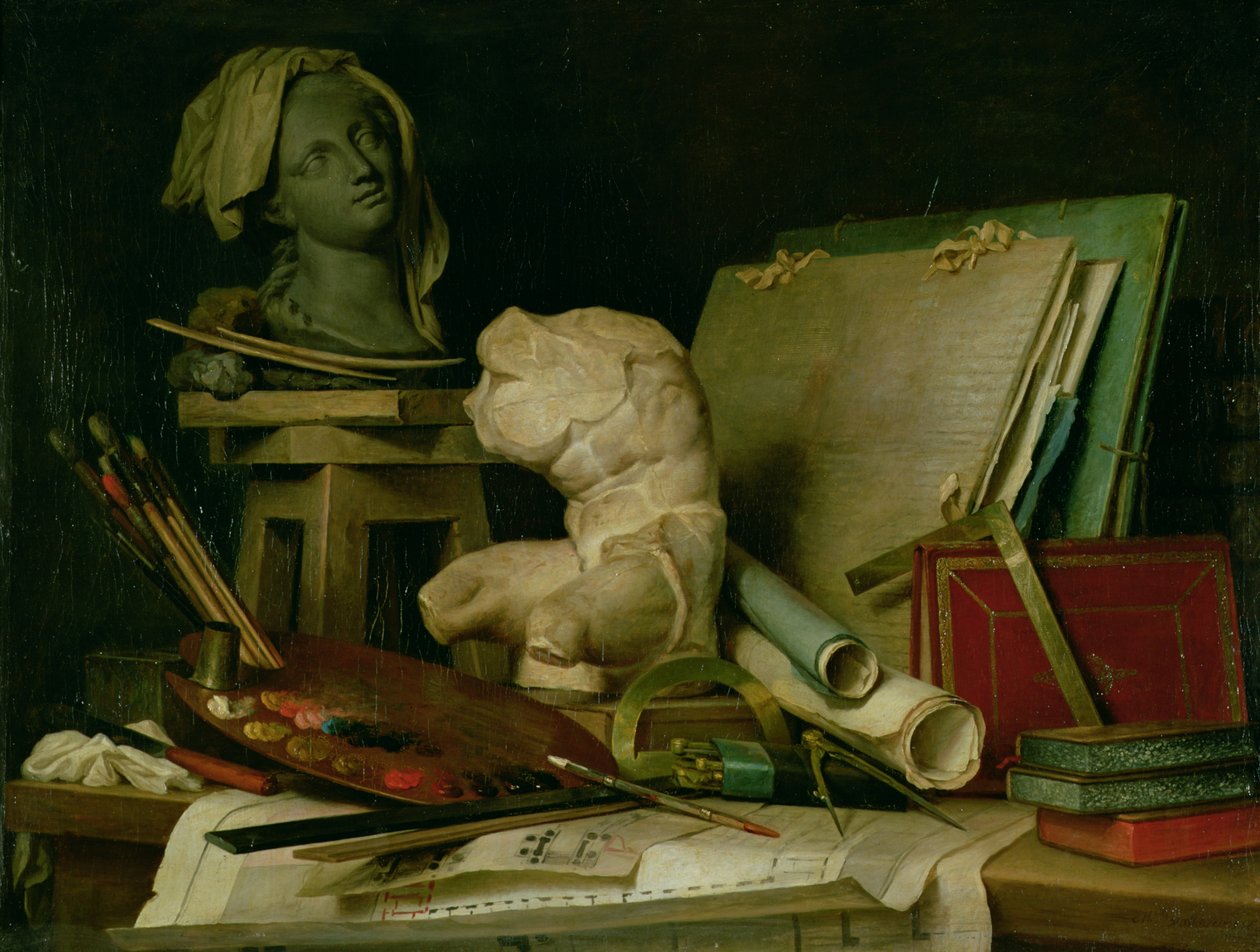 Les Attributs des Arts, 1769 - Anne Vallayer Coster
