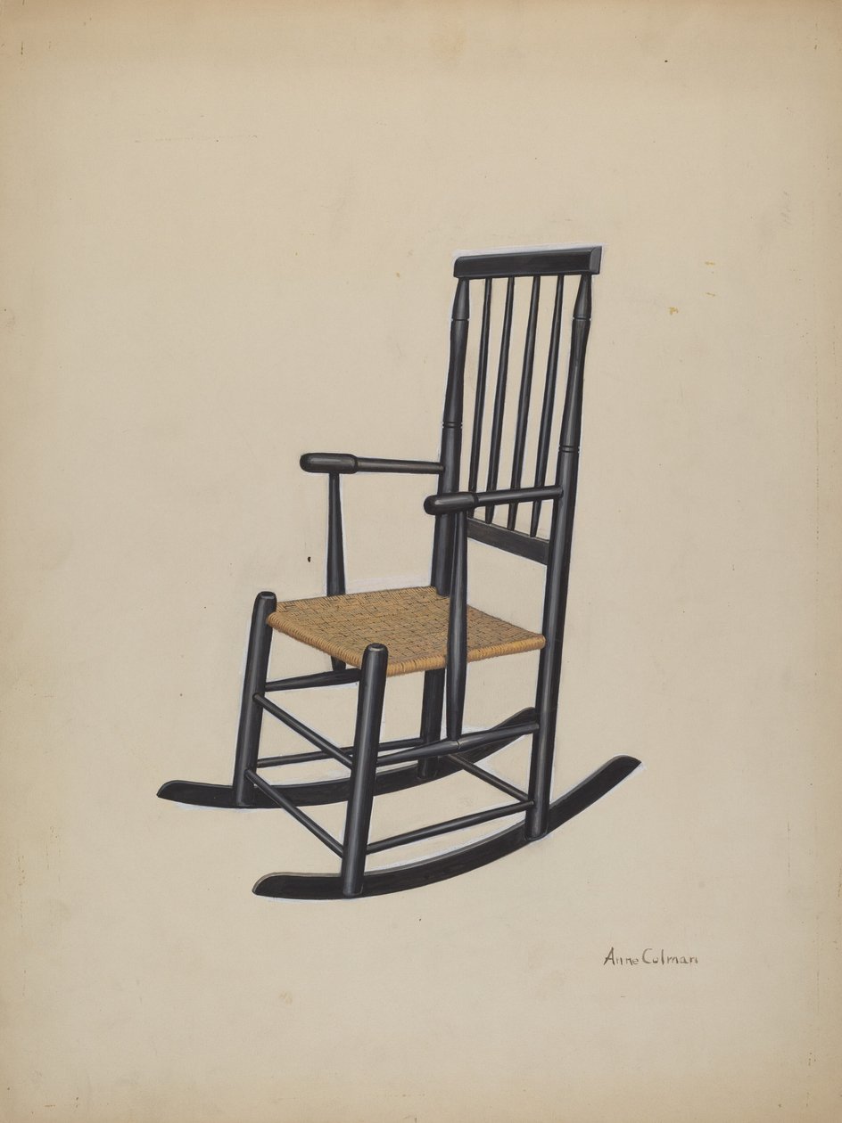 Chaise berçante - Anne Colman