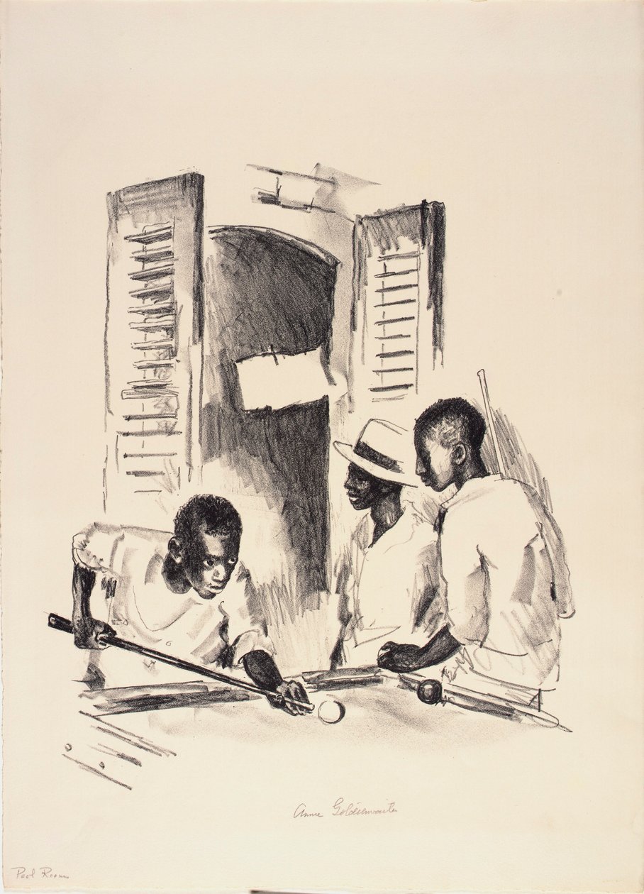 Salle de billard - Anne Goldthwaite
