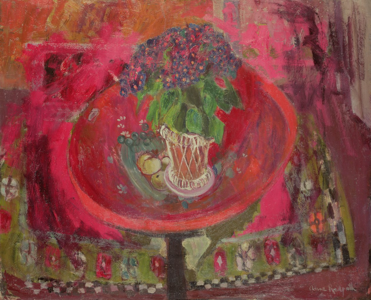 Le plateau rouge - Anne Redpath