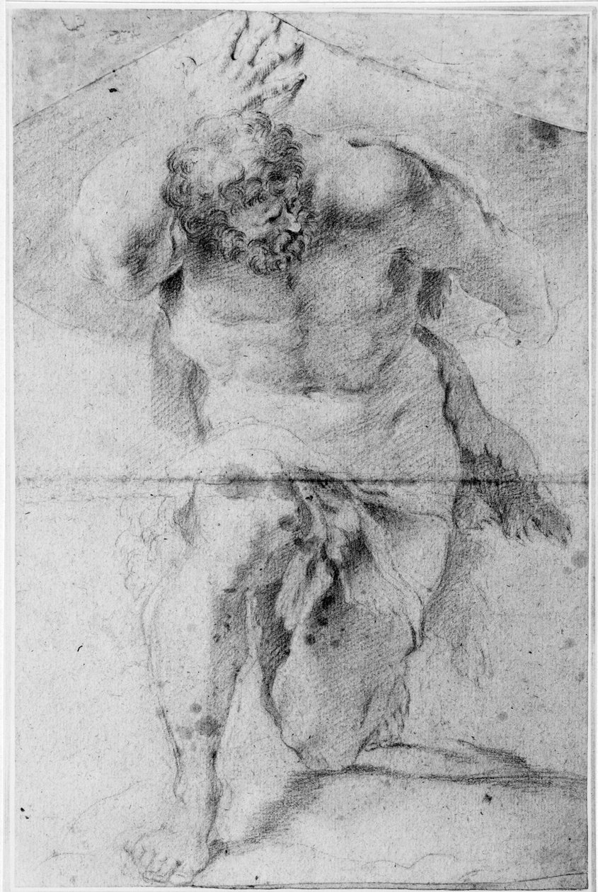 Hercule tenant le monde - Annibale Carracci