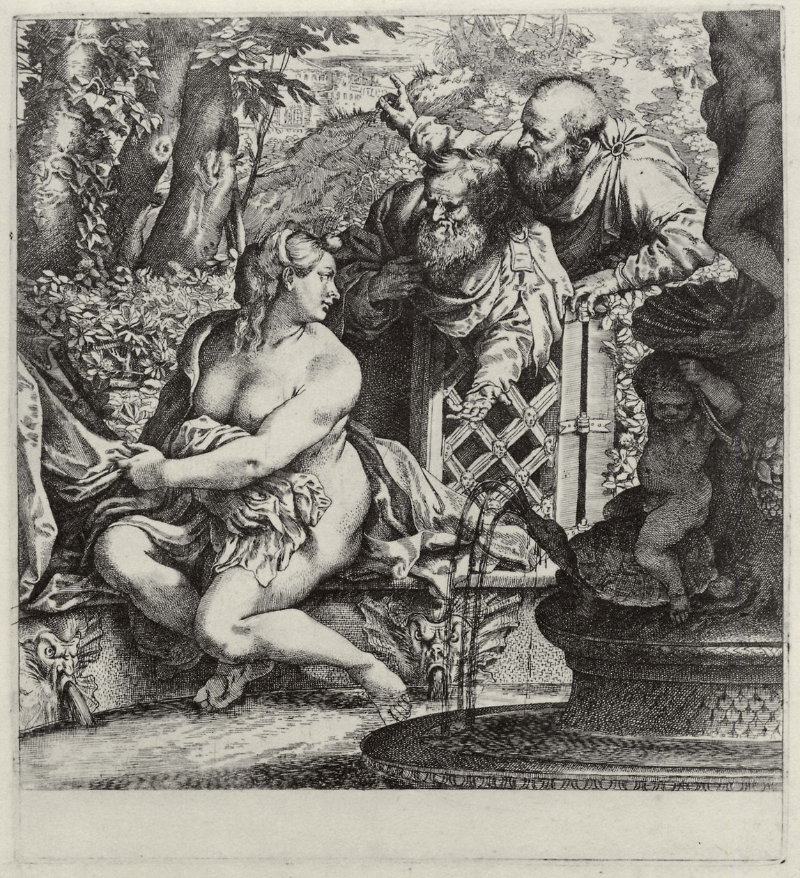 Suzanne et les vieillards - Annibale Carracci