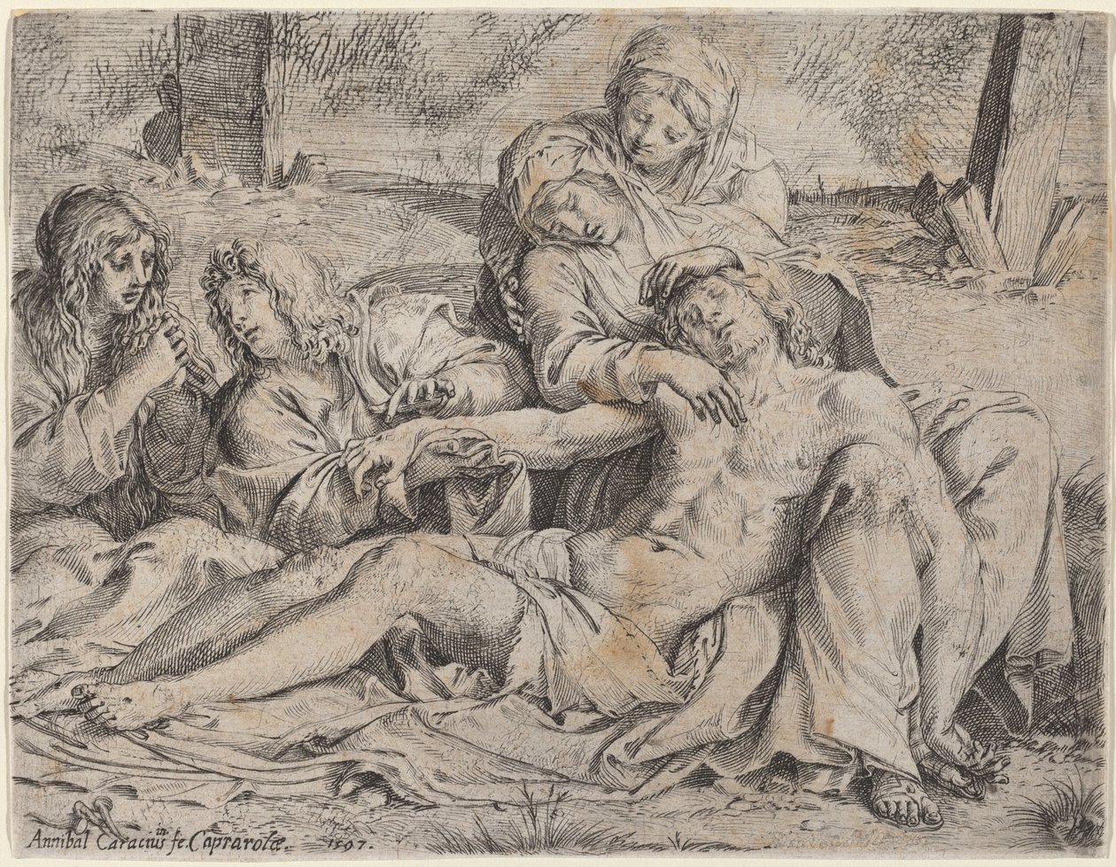 Pietà (le "Christ de Caprarola") - Annibale Carracci