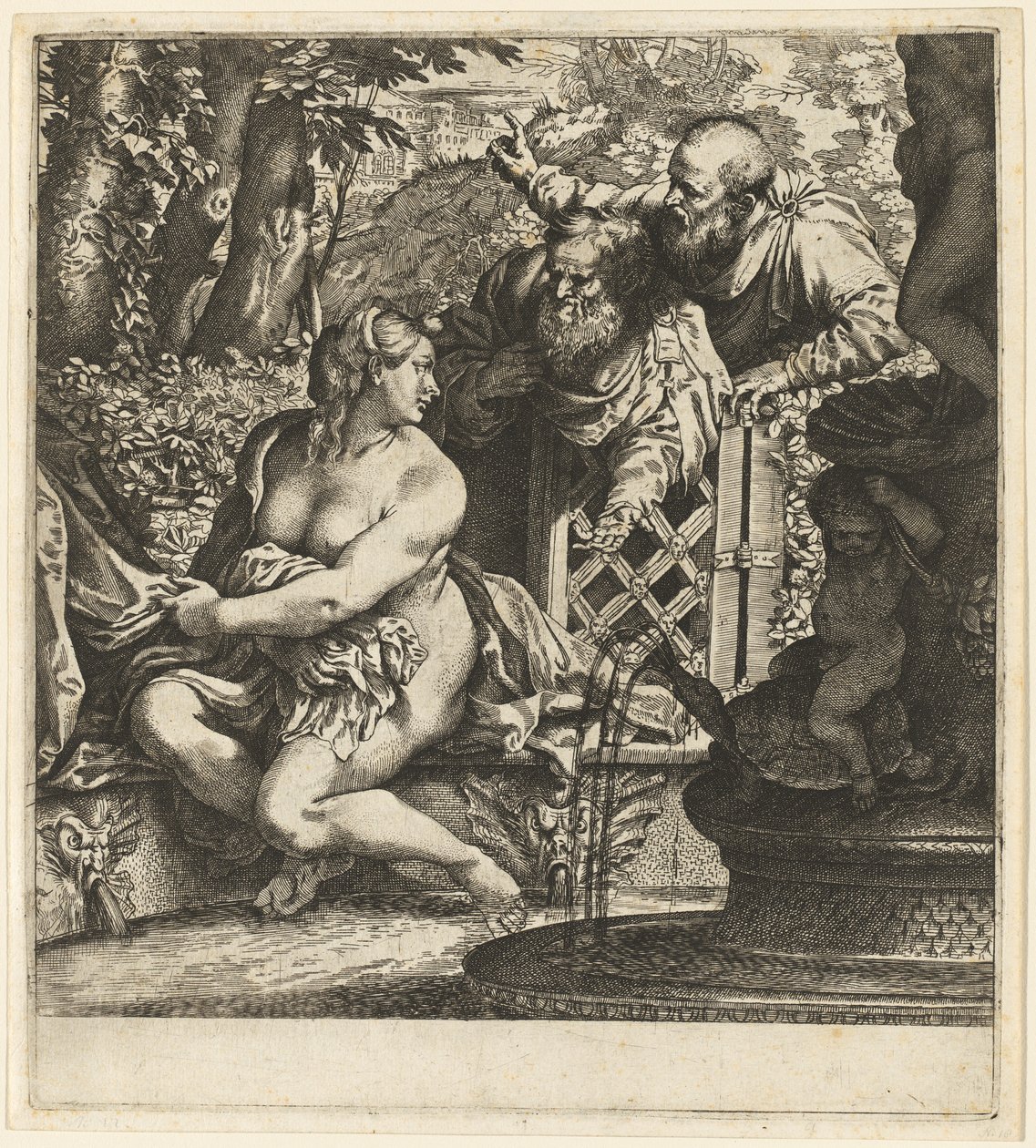 Suzanne et les vieillards - Annibale Carracci