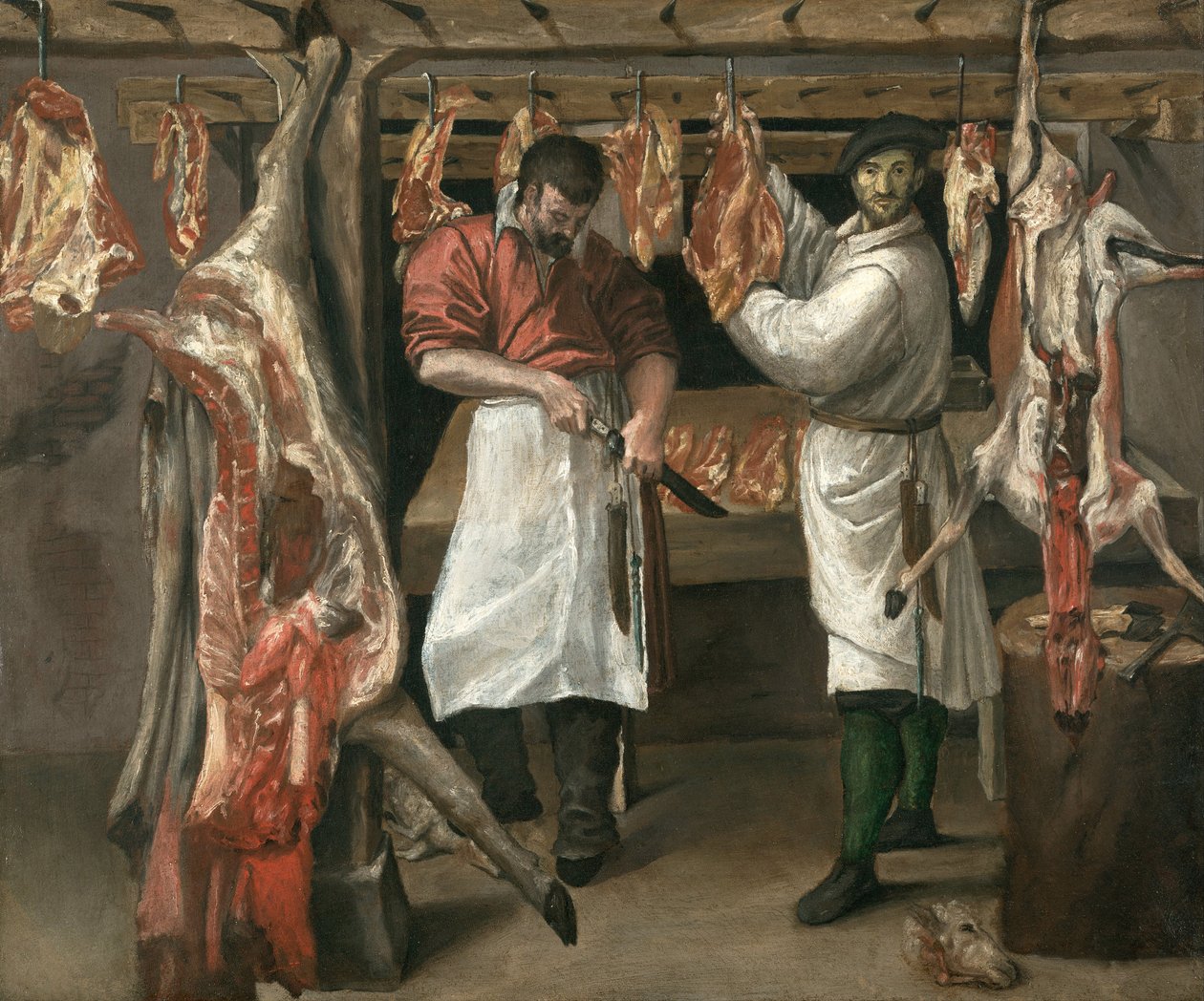 La boucherie - Annibale Carracci
