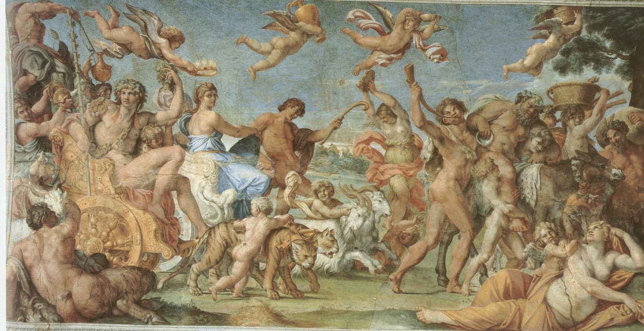 Le triomphe de Bacchus et Ariane - Annibale Carracci