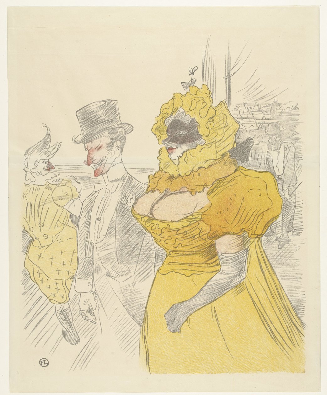 Affiche Au Bal des Étudiants - Anonymous
