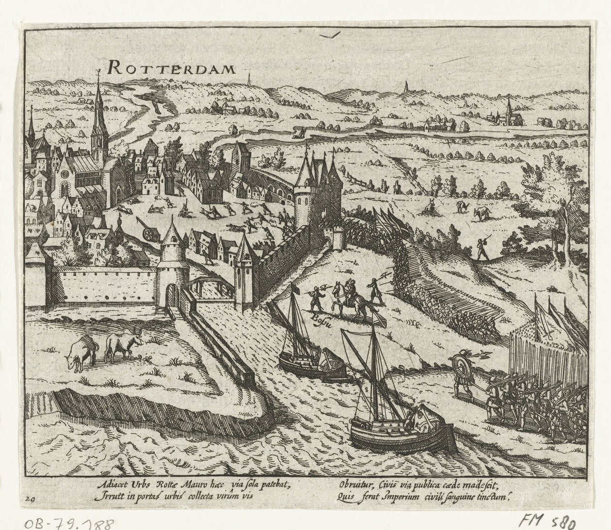 Bossu envahit Rotterdam, 1572 - Anonymous