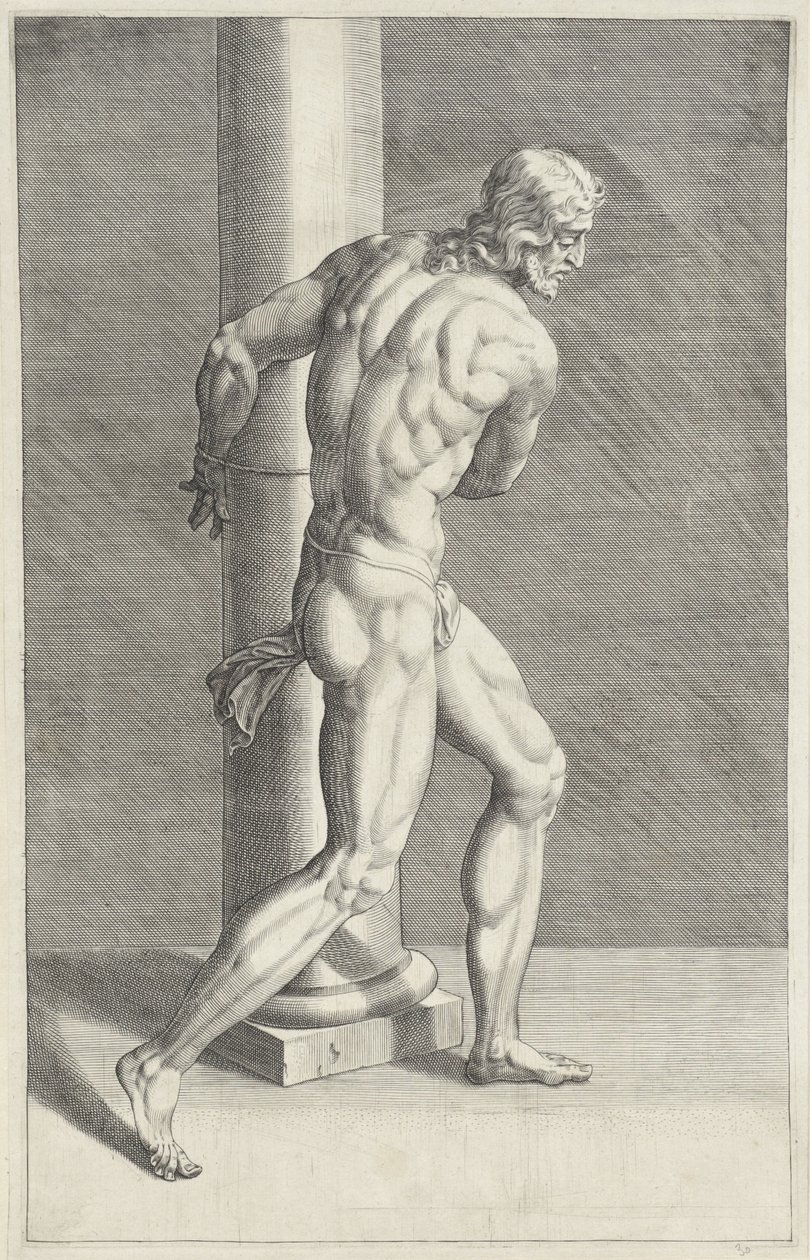 Christ à la colonne de la flagellation - Anonymous