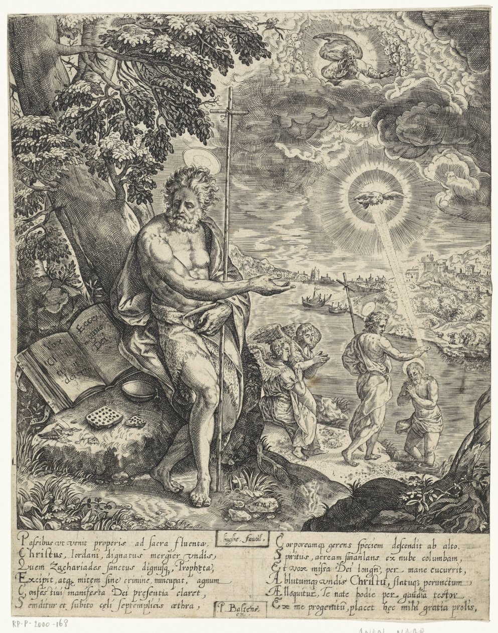 Baptême du Christ dans le Jourdain - Anonymous