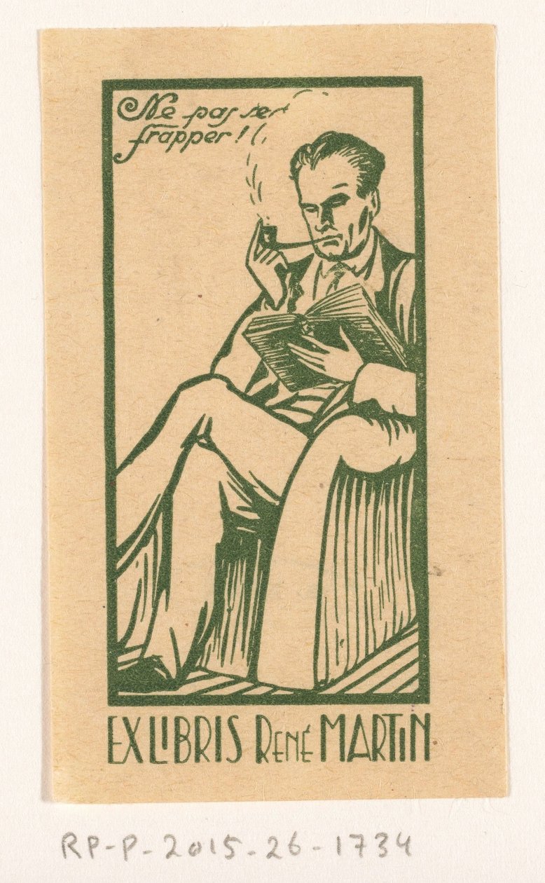 Ex libris de René Martin - Anonymous