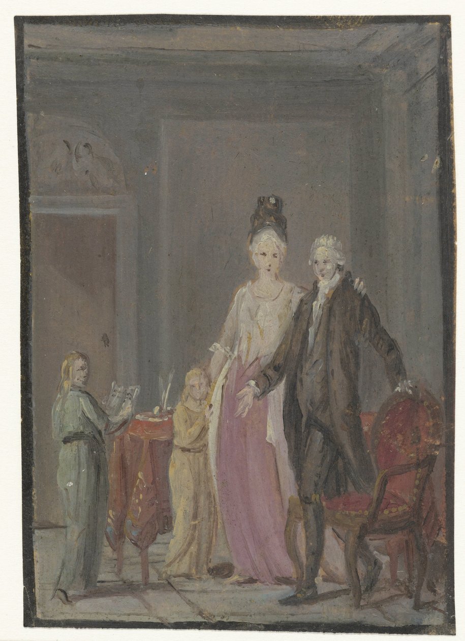 Groupe familial à l