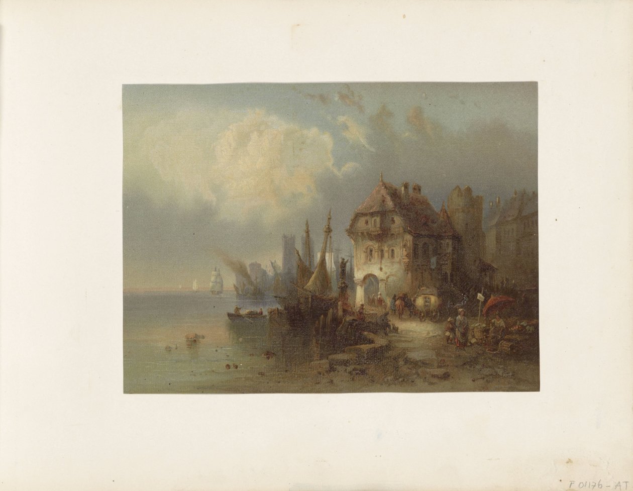 Vue du port d