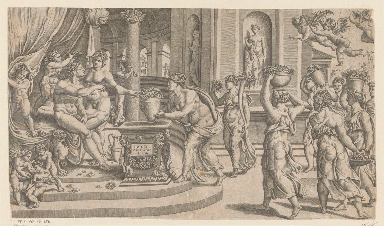 Mariage de Vertumne et Pomone - Anonymous