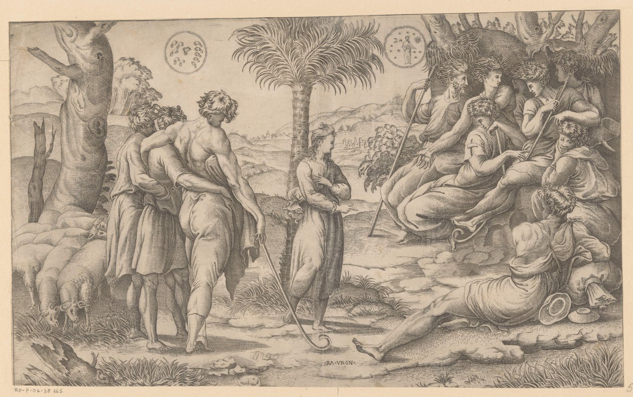 Joseph raconte ses rêves à ses frères - Anonymous