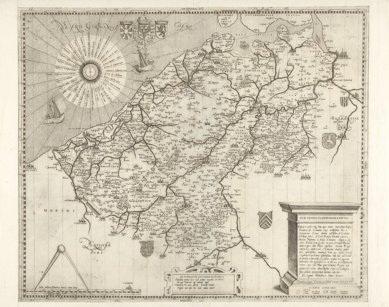 Carte de la Flandre - Anonymous