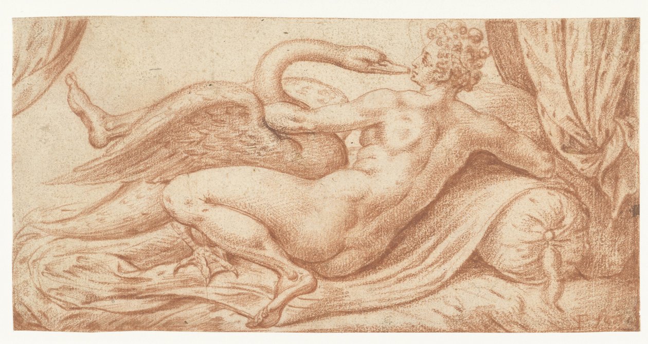 Léda et le cygne - Anonymous
