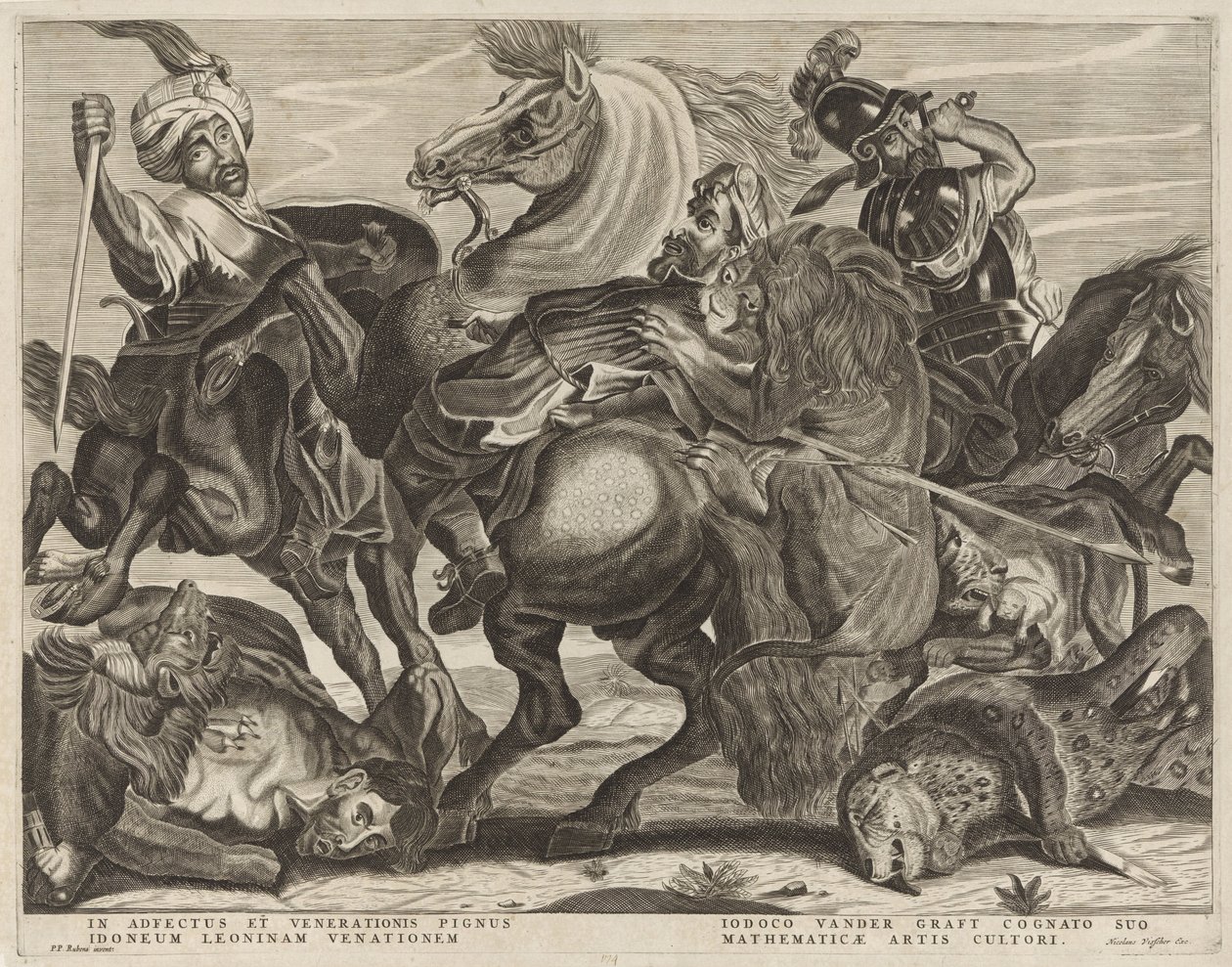 Chasse au lion - Anonymous