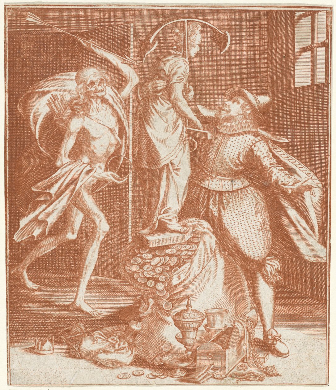 Homme emporté par la mort - Anonymous