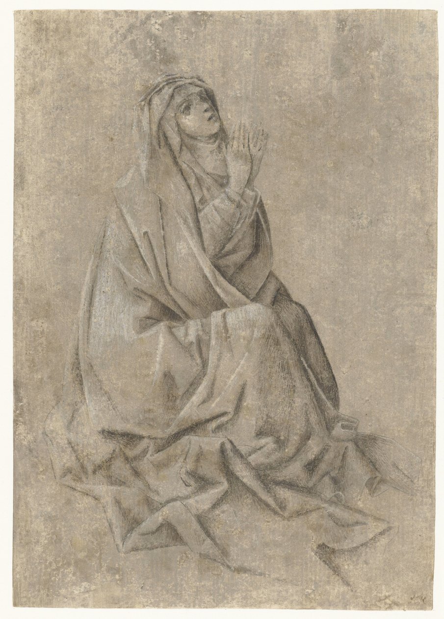 Marie au pied de la croix - Anonymous