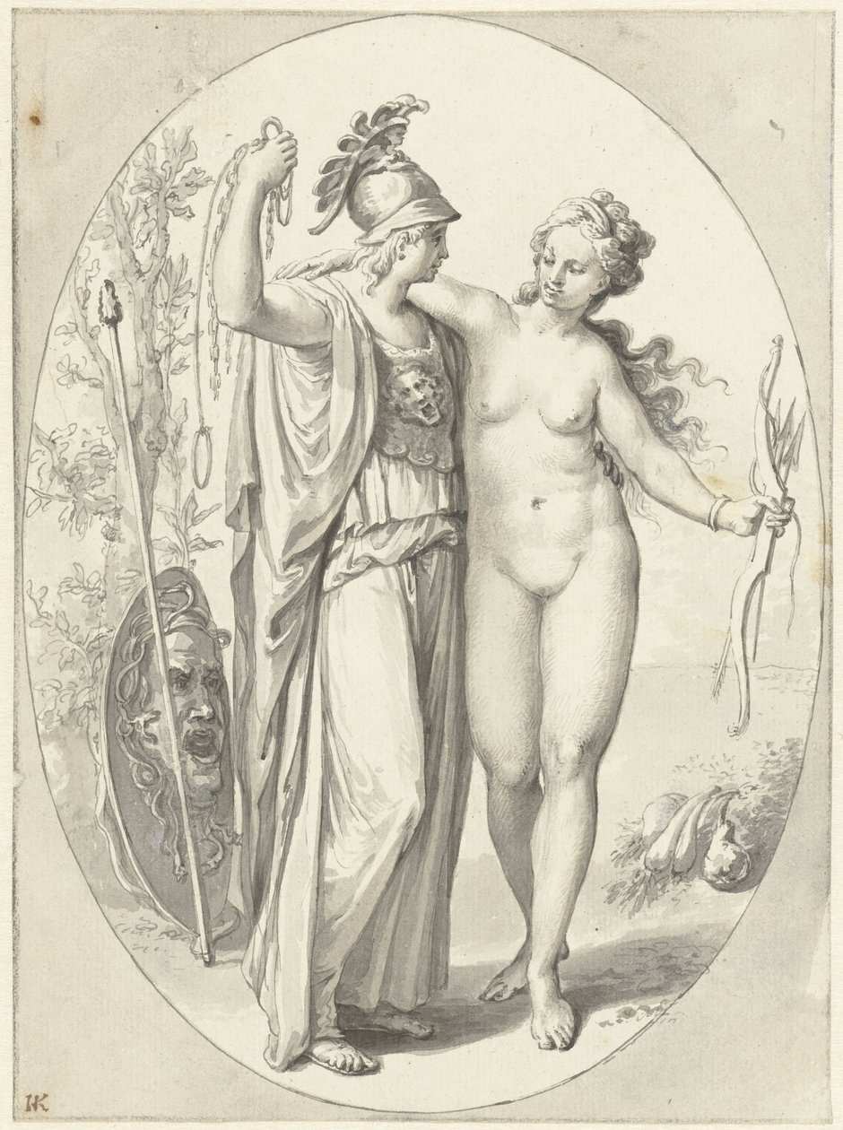 Minerve et Vénus - Anonymous