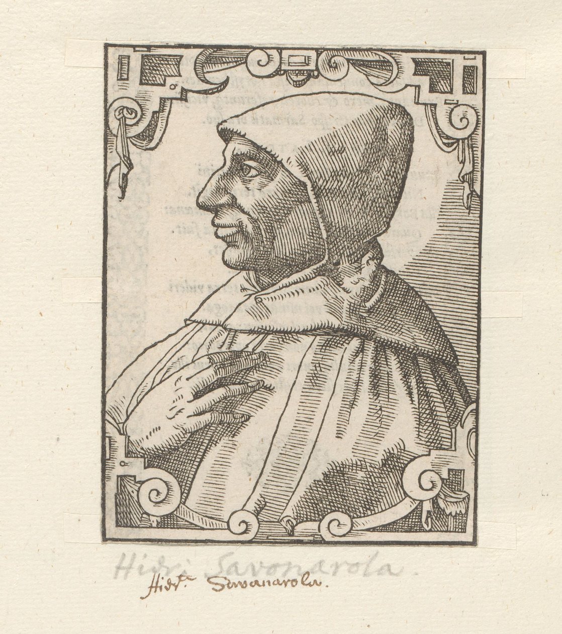 Portrait de Girolamo Savonarola - Anonymous