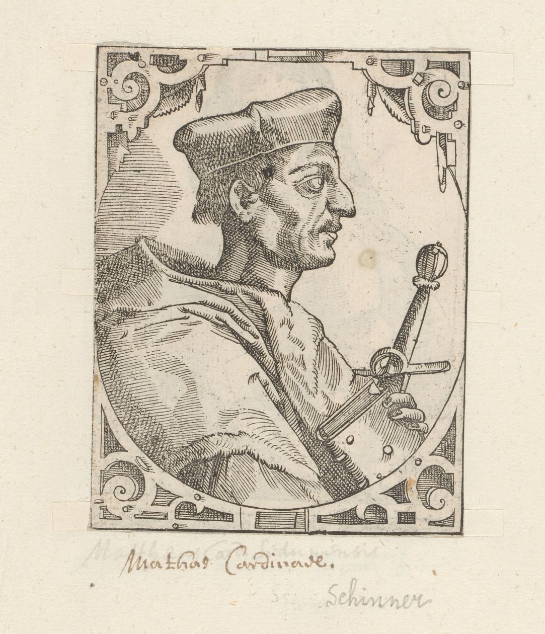 Portrait de Matthäus Schiner - Anonymous