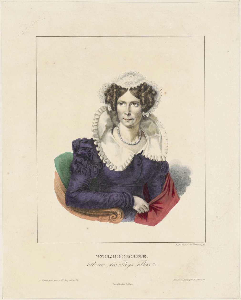Portrait de Wilhelmine de Prusse - Anonymous